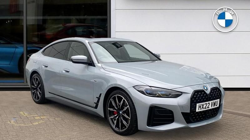 Grey Used 2022 BMW 420 Gran Coupé M Sport Coupe | £33,416 (Fair price) - Image 1/4