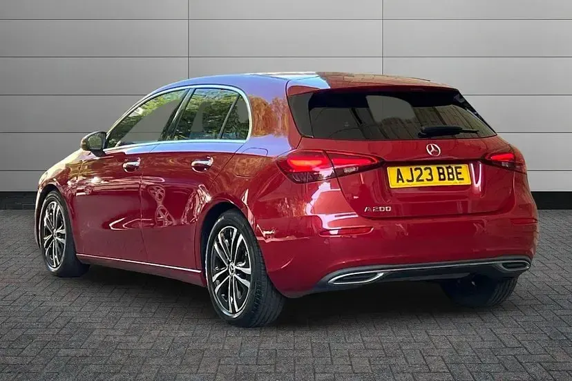 Used Mercedes A200 Executive 175 HP (128 kW) 2023 Patagonia red Hatchback