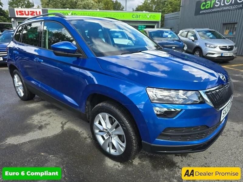 Used Skoda Karoq SE 115 HP (84 kW) 2020 Blue SUV