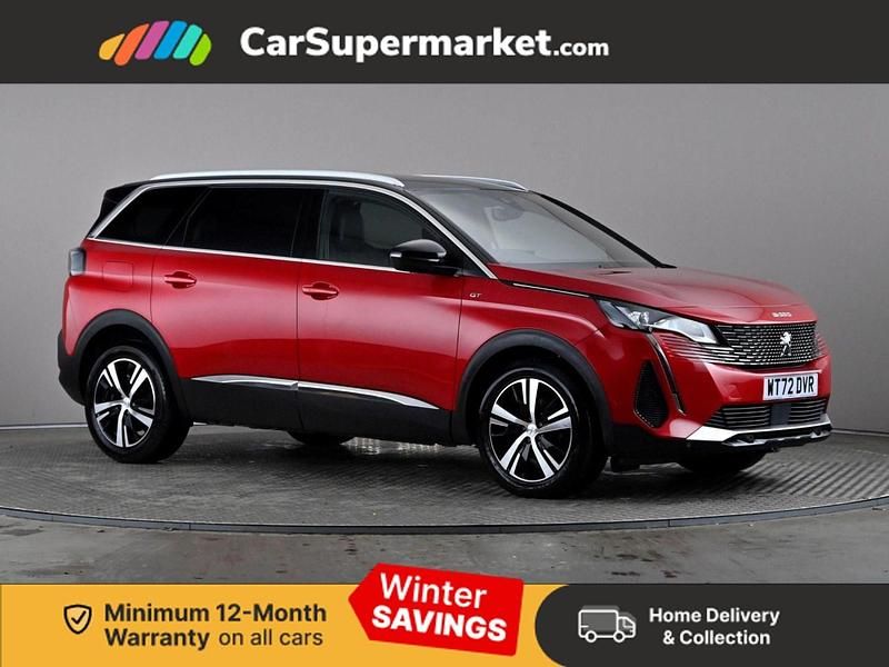 Red Used 2022 Peugeot 5008 GTi Hatchback | £19,197 (Fair price) - Image 1/3