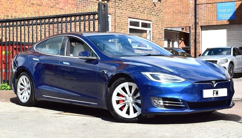 Blue Used 2020 Tesla Model S Performance Sedan | £25,750 (Good price) - Image 1/3