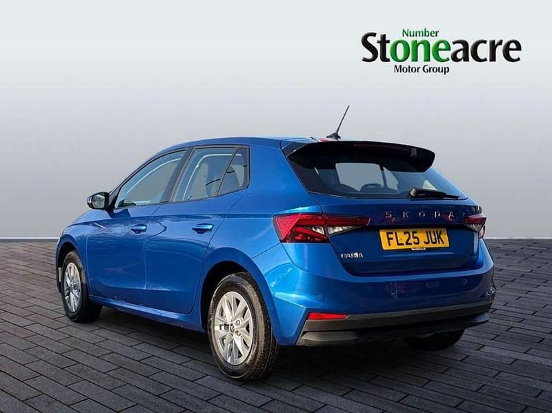 Used Skoda Fabia SE 80 HP (58 kW) 2025 Blue Hatchback