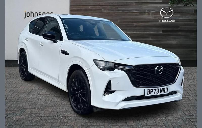 White Used 2023 Mazda CX-60 Homura-Line SUV | £31,490 (Fair price) - Image 1/4