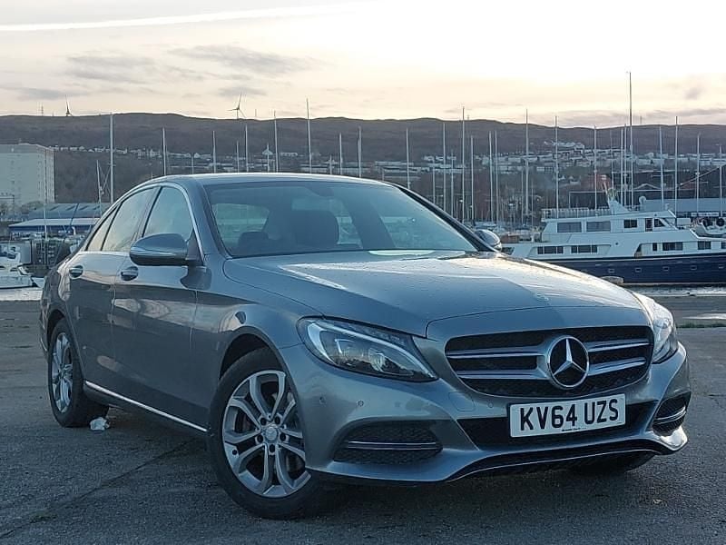 Silver Used 2015 Mercedes C200 Sedan | £11,998 (Fair price) - Image 1/4