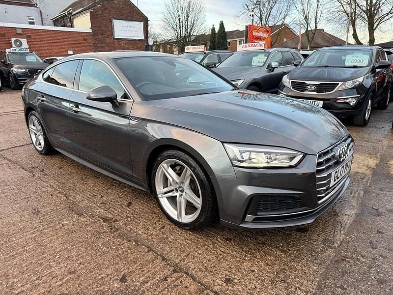 Grey Used 2017 Audi A5 S-Line Hatchback | £11,490 (Fair price) - Image 1/4