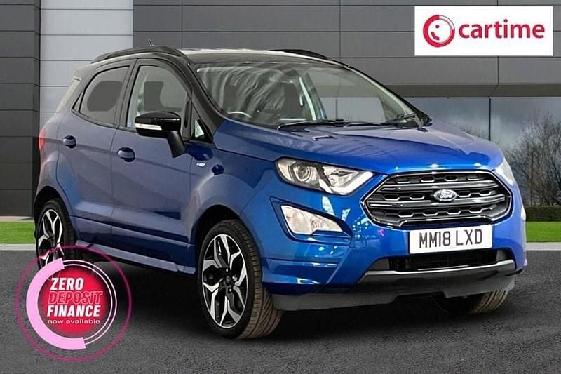 Blue Used 2018 Ford Ecosport ST-Line SUV | £9,350 (Fair price) - Image 1/4