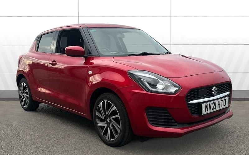 Red Used 2021 Suzuki Swift SZ-L Hatchback | £10,359 (Fair price) - Image 1/4