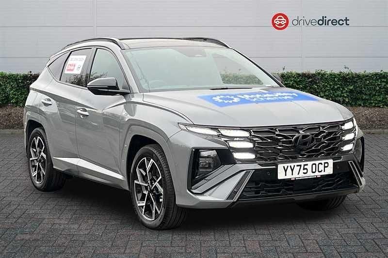 Special solid shadow grey New 2025 Hyundai Tucson N Line SUV | £36,000 (Super price) - Image 1/4