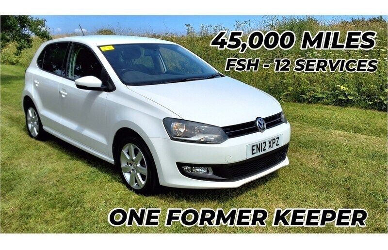 White Used 2012 VW Polo Match Hatchback | £7,495 (Expensive) - Image 1/4
