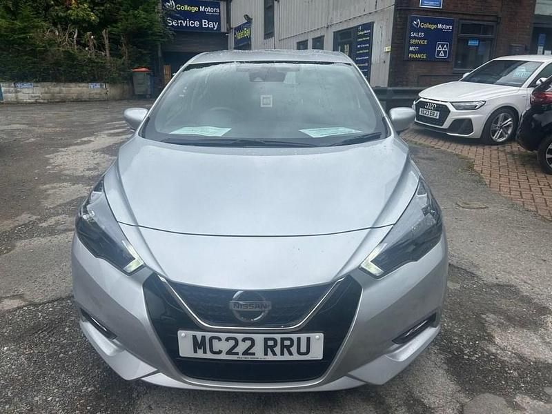Used Nissan Micra Acenta 92 HP (67 kW) 2022 Silver Hatchback
