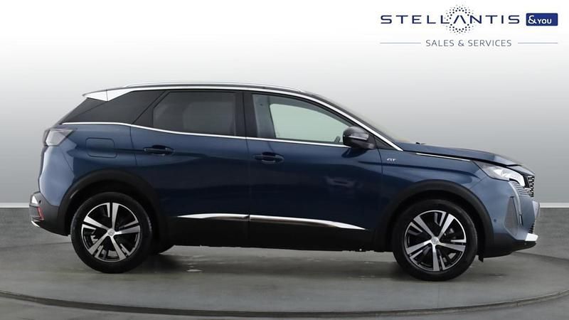 Blue Used 2023 Peugeot 3008 GT SUV | £21,594 (Fair price) - Image 1/4