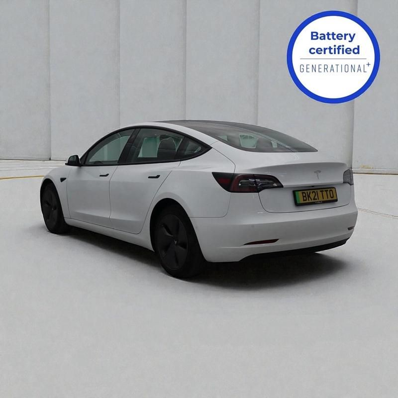 Used Tesla Model 3 Standard Range 208 kW (283 HP) 2021 White Sedan