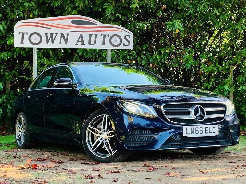 Blue Used 2016 Mercedes E220 AMG line Sedan | £11,280 (A bit pricey) - Image 1/3
