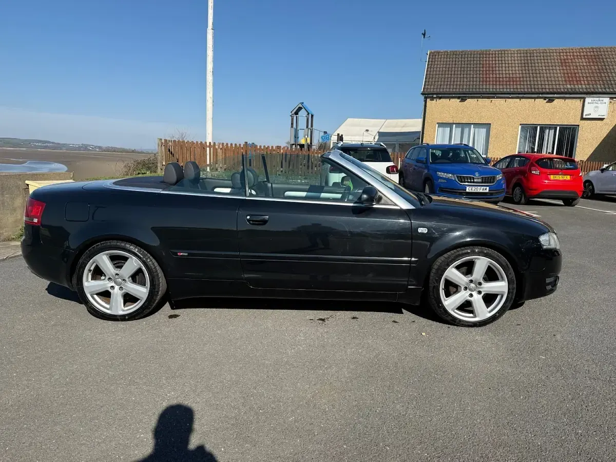 Used Audi A4 Cabriolet S-Line 140 HP (102 kW) 2008 Black Cabriolet