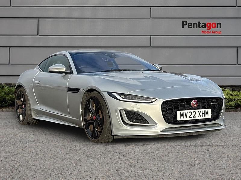 Silver Used 2022 Jaguar F-Type R-Dynamic Coupe | £39,995 (Fair price) - Image 1/3