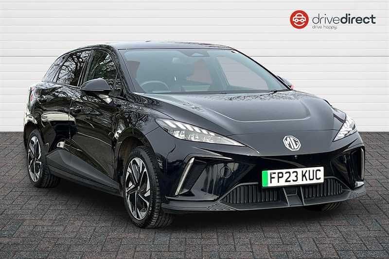Used MG MG4 EV Trophy 2023 Black Hatchback
