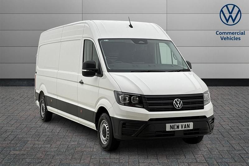 White New 2025 VW Crafter Van | £39,540 - Image 1/4