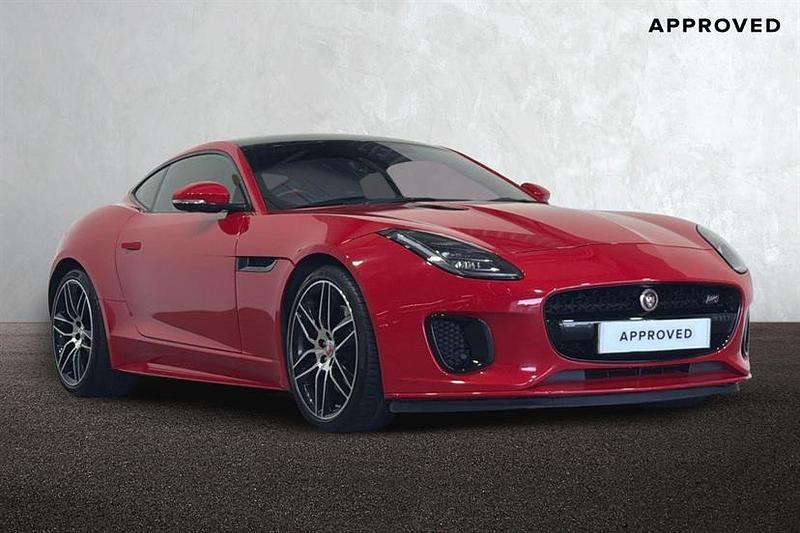 Used Jaguar F-Type Chequered Flag 300 HP (220 kW) 2019 Red Coupe