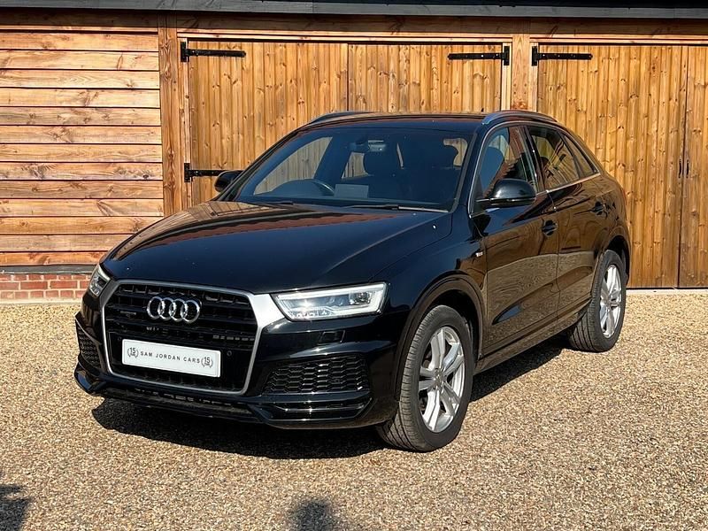 Black Used 2017 Audi Q3 S-Line SUV | £14,000 (Fair price) - Image 1/4