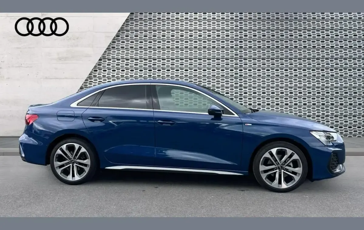 Used Audi A3 S-Line 113 HP (83 kW) 2025 Blue Sedan