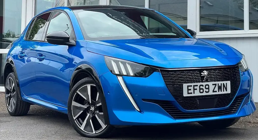 Occasion Peugeot e-208 GT 100 kW (136 ch) 2020 Bleue Citadine
