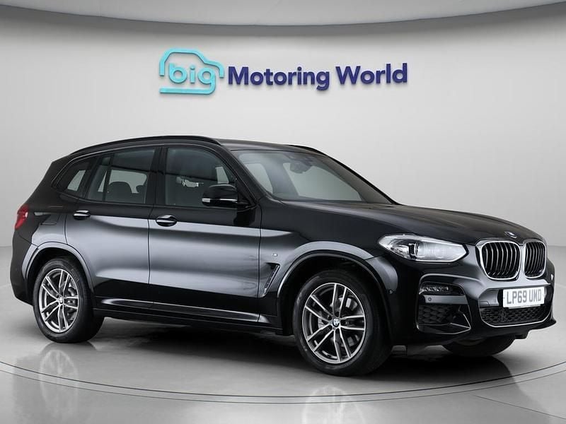 Black Used 2020 BMW X3 M Sport SUV | £26,400 (Good price) - Image 1/4