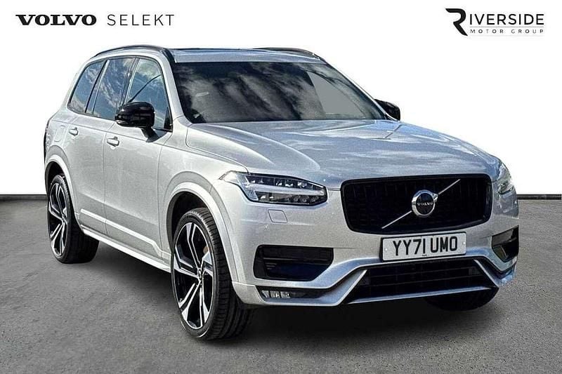 Silver Used 2021 Volvo XC90 R-Design SUV | £38,693 (Fair price) - Image 1/4