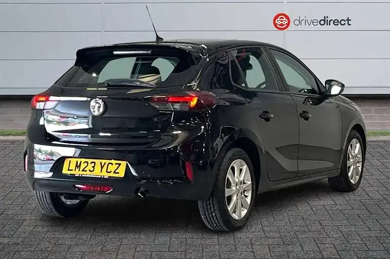 Used Vauxhall Corsa Design Edition 100 HP (73 kW) 2023 Black Hatchback