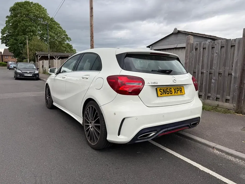 Used Mercedes A250 AMG 2016 White Hatchback