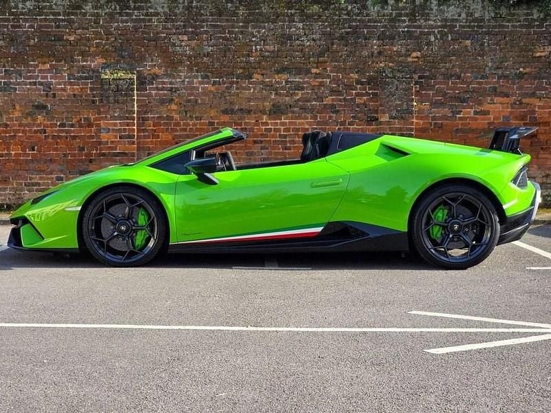Used Lamborghini Huracán 640 HP (470 kW) 2019 Green Cabriolet