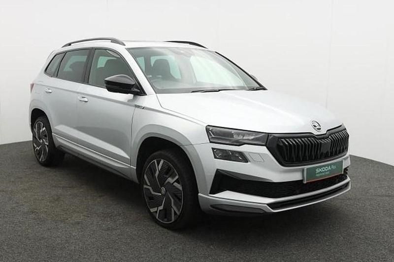 Used Skoda Karoq SportLine 147 HP (108 kW) 2023 Brilliant silver metallic SUV