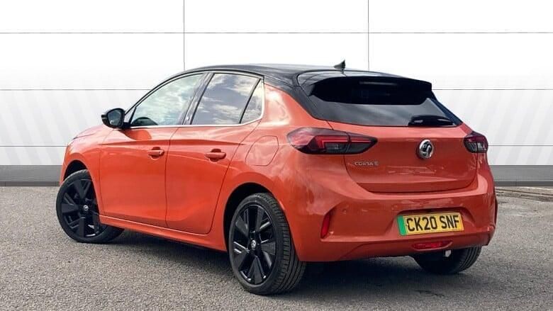 Used Vauxhall Corsa-e Elite 100 kW (136 HP) 2020 Orange Hatchback