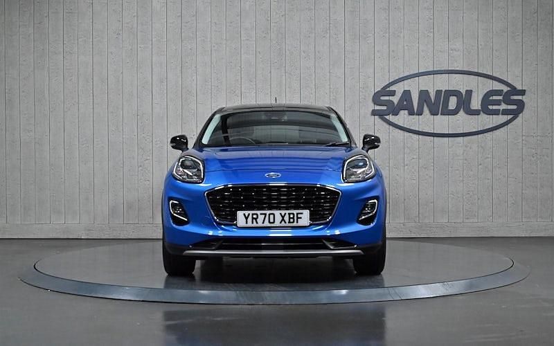 Used Ford Puma Titanium 125 HP (91 kW) 2020 Blue Hatchback