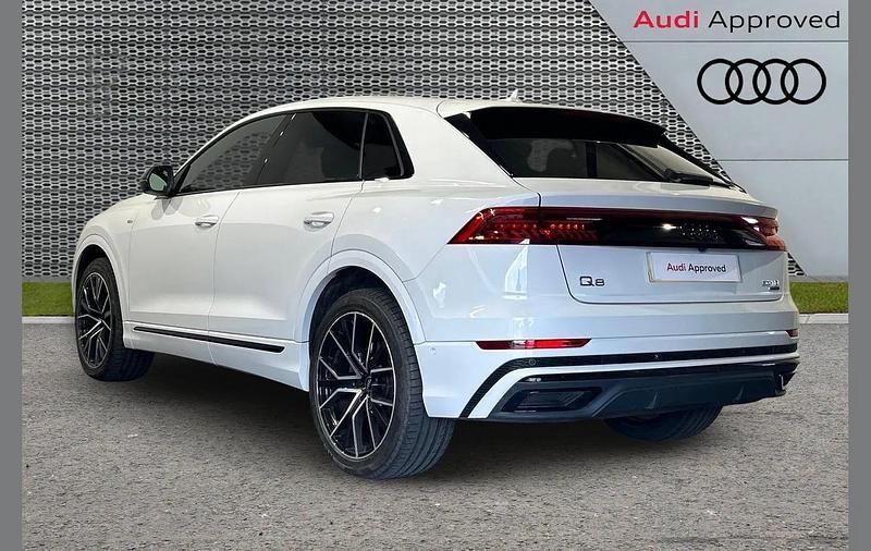 Used Audi Q8 Black Edition 281 HP (206 kW) 2021 White SUV