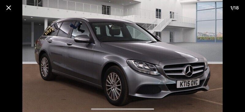 Silver Used 2015 Mercedes C220 SE Estate | £8,490 (Good price) - Image 1/3