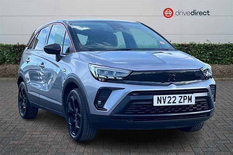 Used Vauxhall Crossland GS Line 110 HP (80 kW) 2022 Grey SUV