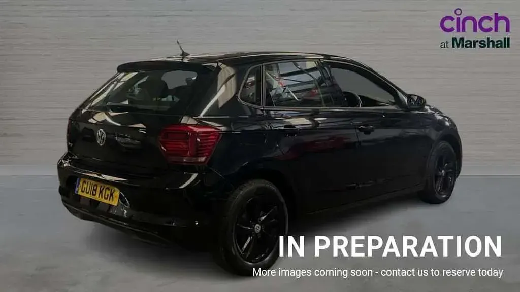 Used VW Polo SE 95 HP (69 kW) 2018 Black Hatchback