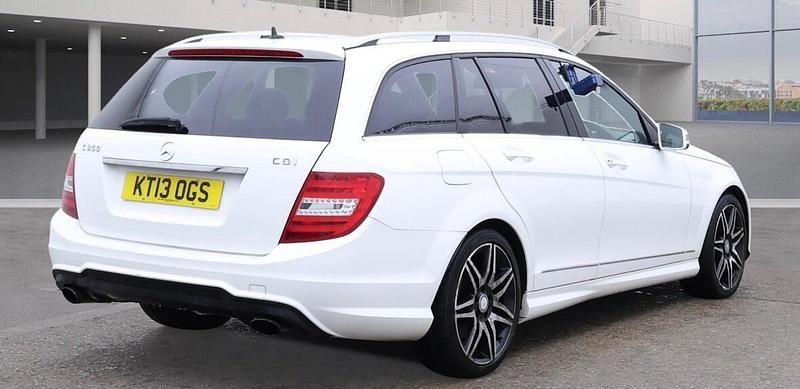 Used Mercedes C350 AMG 2013 White Estate