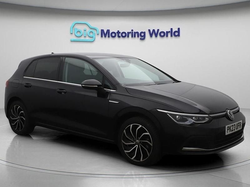 Black Used 2023 VW Golf VIII Edition Hatchback | £18,300 (Good price) - Image 1/4
