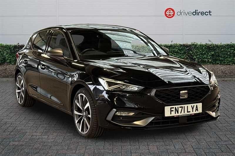 Black Used 2021 Seat Leon FR Sport Hatchback | £16,850 (Fair price) - Image 1/4