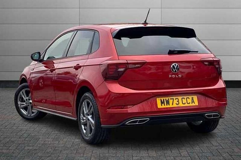 Used VW Polo R-line 95 HP (69 kW) 2023 Red Hatchback