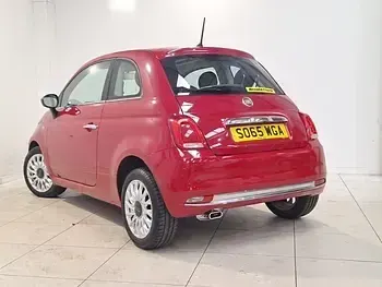 Used Fiat 500 Lounge 69 HP (50 kW) 2016 Red Hatchback