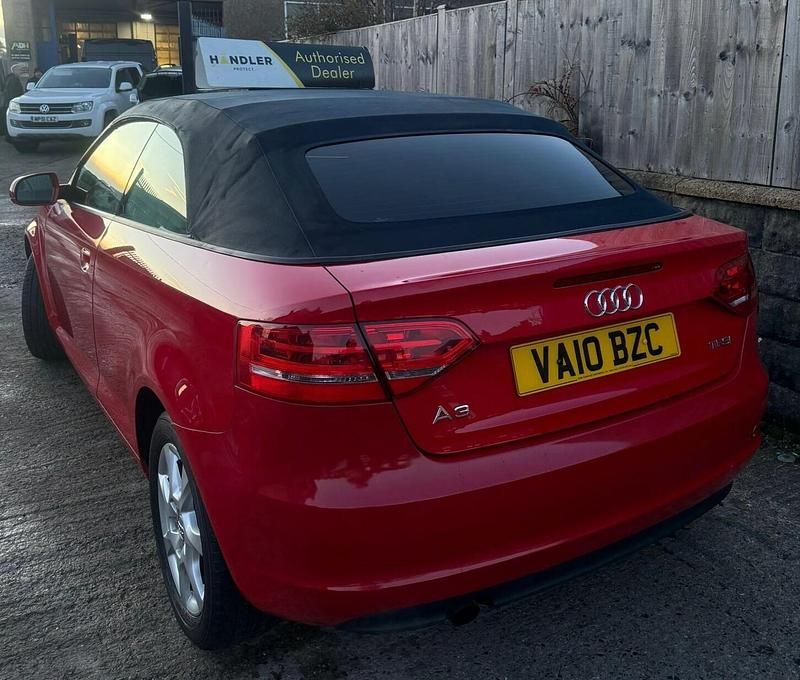 Used Audi A3 Cabriolet 2010 Red Cabriolet