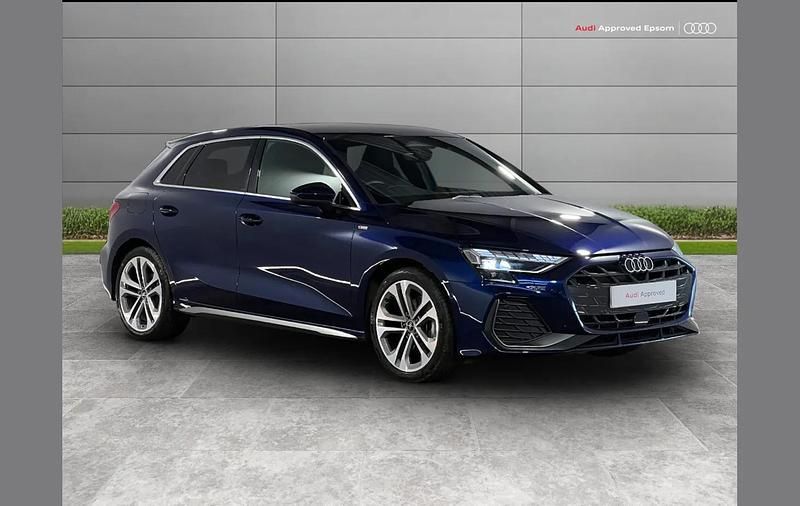 Used Audi A3 S-Line 147 HP (108 kW) 2025 Blue Hatchback
