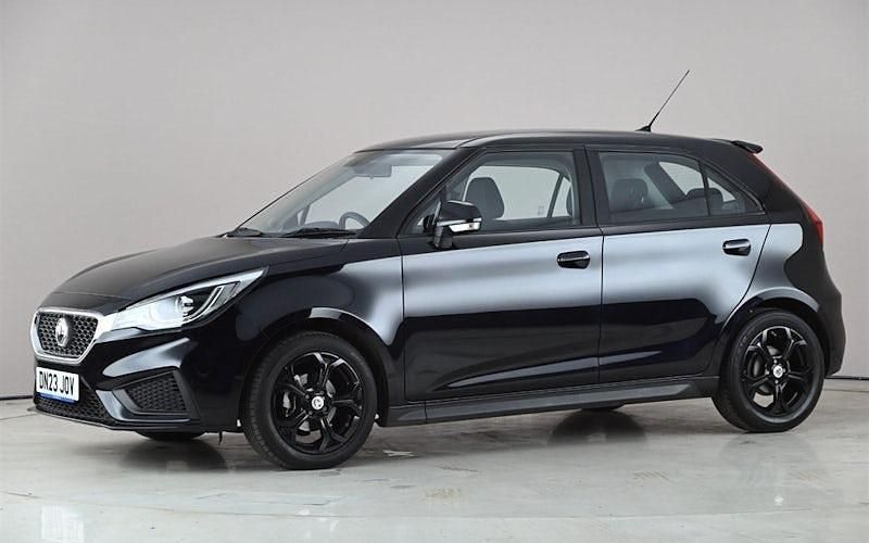Usado MG MG3 Excite 106 CV (77 kW) 2023 Negro Utilitario