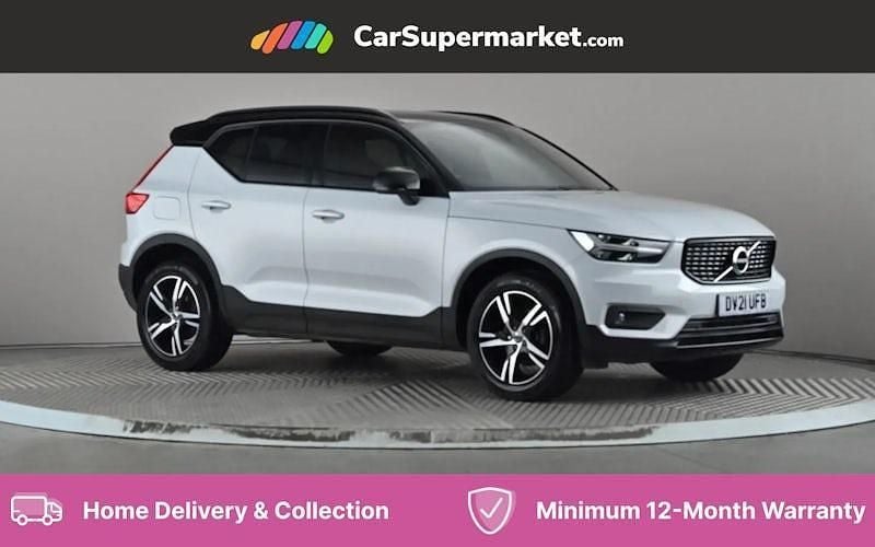 Silver Used 2021 Volvo XC40 R-Design SUV | £19,497 (Fair price) - Image 1/4