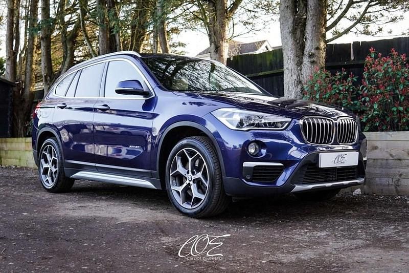 Used BMW X1 xLine 192 HP (141 kW) 2017 Blue SUV