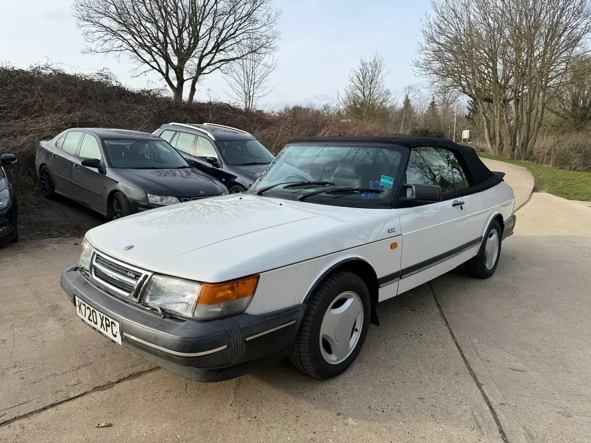 Used Saab 900 Cabriolet 1993 White Cabriolet