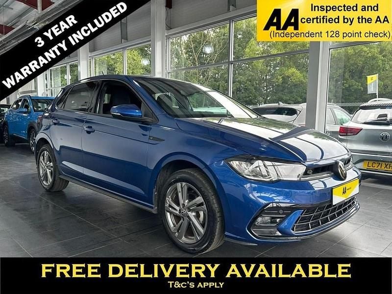 Blue Used 2022 VW Polo R-line Hatchback | £17,895 (Fair price) - Image 1/2