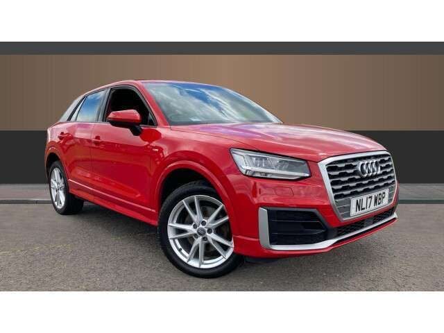 Red Used 2017 Audi Q2 S-Line SUV | £13,603 (Fair price) - Image 1/4